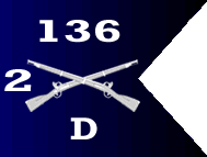 Co D 2-136th Infantry Guide-On Flag