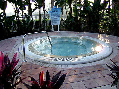 hot tub at the Fountains Orlando